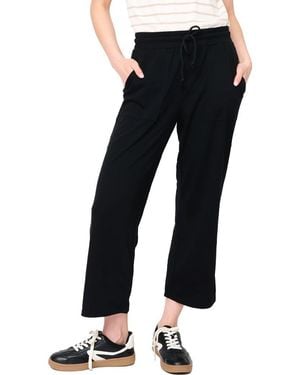 Gibsonlook Wide Leg Ankle Pants - Black