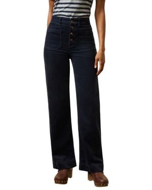 Faherty Stretch Corduroy Patch Pocket Pants - Black