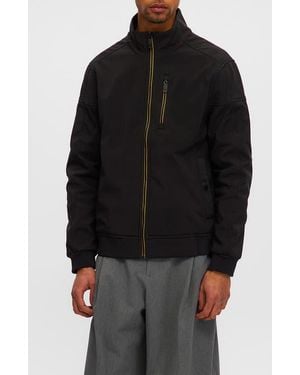 Noize Soft Shell Windbreaker Jacket - Black