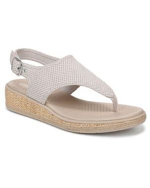 LifeStride Beachy Platform Sandal - White