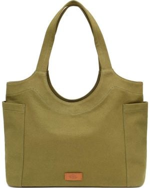 New Amsterdam Leatherworks Annika Tote Bag - Green