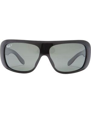 Ray-Ban 61Mm Pillow Polarized Sunglasses - Gray