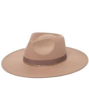 San Diego Hat Chain Trim Fedora Hat - Gray