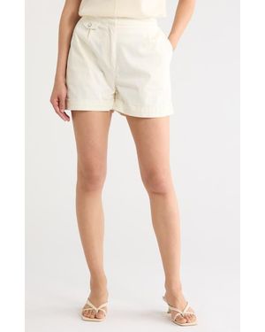 BOSS Taschi Pleated Shorts - Natural