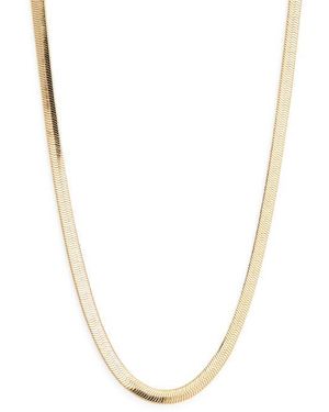 Electric Picks Python Snake Chain Necklace - White