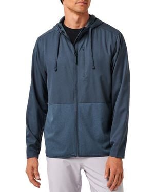 Travis Mathew Deepspace Colorblock Hooded Jacket - Blue