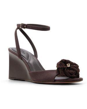 Ted Baker Bridget Ankle Strap Wedge Sandal - White