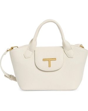 Tahari Elle Top Handle Bag - White