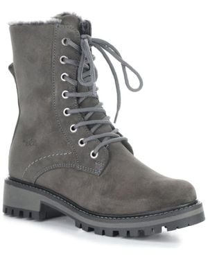 Bos. & Co. Asher Waterproof Faux Fur Bootie - Gray