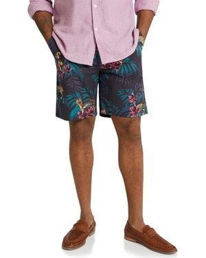 Johnny Bigg Leopard Festival Shorts - Blue