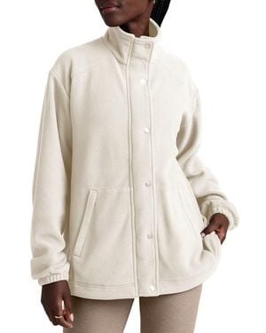 Beyond Yoga Explorer Fleece Jacket - White
