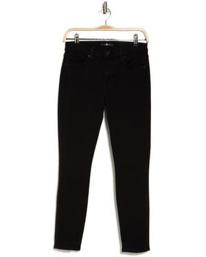 7 For All Mankind Ankle Gwenevere Skinny Jeans - Black