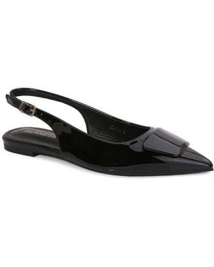 BERNESS Patent Slingback Strap - Black