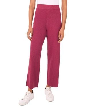 Halogen® Rib Pull-On Pants - Red
