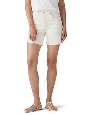 Levi's 501 Mid Thigh Denim Shorts - White