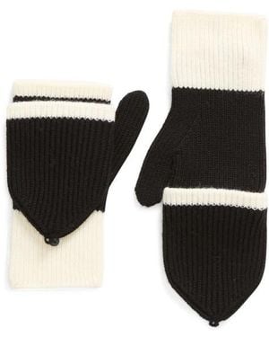 Rag & Bone Margo Fingerless Gloves - Black