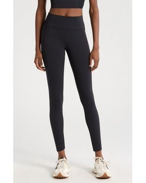 Travis Mathew Moveknit Bonded Pocket Leggings - Blue