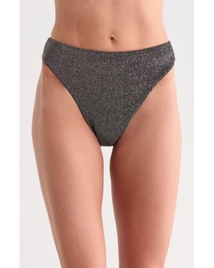 Dippin' Daisy's Seashore High Waist Bikini Bottoms - Gray