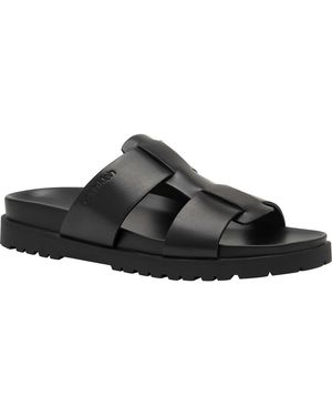 Calvin Klein Rolinde Lug Sole Slide Sandal - Black