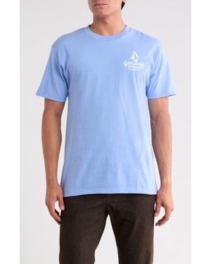 Volcom Thundertaker Graphic T-Shirt - Blue