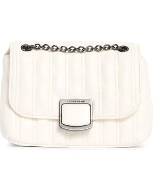 Longchamp Brioche Small Leather Shoulder Bag - Metallic