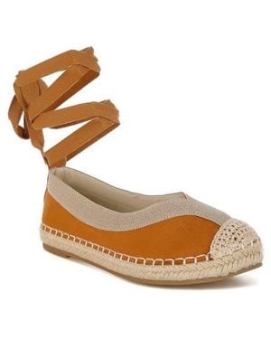 LONDON RAG Yalva Detachable Ankle Wrap Tie Flat - White