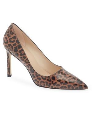 Stuart Weitzman Leigh 95 Pointed Toe Pump - Brown
