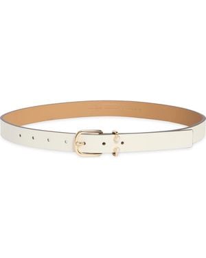 Kate Spade Faux Pearl Split Barbell Belt - Brown
