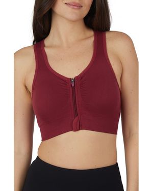 90 Degrees Seamless Bra Top - Red