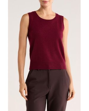 Magaschoni Sleeveless Cashmere Sweater - Red
