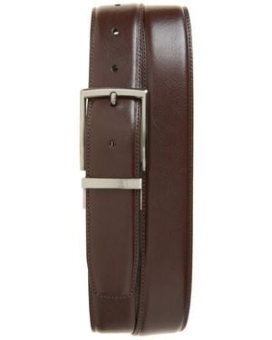 Original Penguin Charlie Leather Belt - Brown