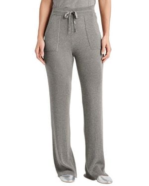 Splendid Georgie Rib Pants - Gray