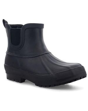 Chooka Waterproof Faux Fur Lined Chelsea Rain Boot - Blue