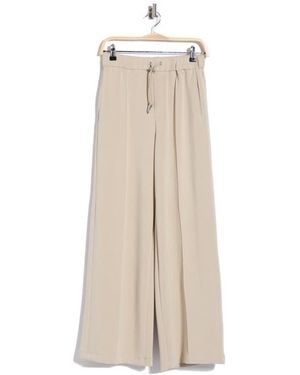Scotch & Soda Pull-On Wide Leg Pants - Natural