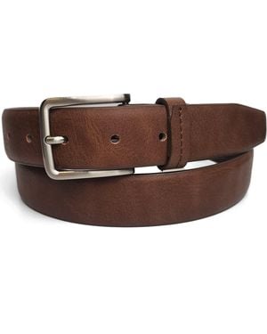 Vince Camuto Textured Leather Belt - Brown