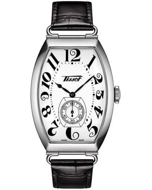 Tissot Heritage Porto Leather Strap Watch, 42.5Mm X 31Mm - Black