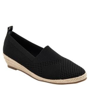 David Tate Bianca Stretch Espadrille Pump - Black