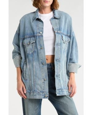 Denimist Serena Oversize Denim Trucker Jacket - Blue