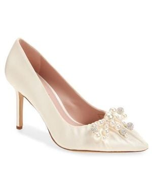 Kate Spade Elodie Faux Pearl Pump - Pink