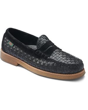 G.H. Bass & Co. Larson Woven Penny Loafer - Black