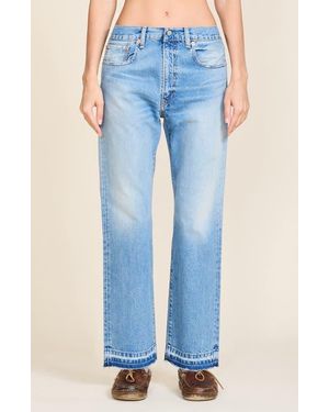 Denimist Lucy Released Fray Hem Boyfriend Jeans - Blue