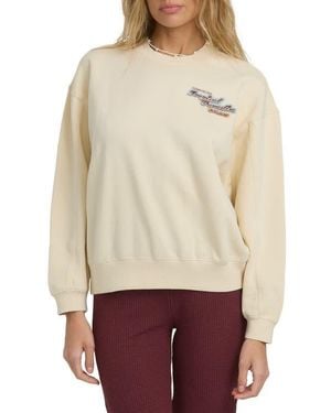 Billabong Raise Blaze Kendal Crewneck Sweatshirt - Red