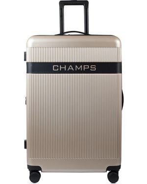 CHAMPS Onyx Ii Expandable Hardside Large Checked Bag - Gray