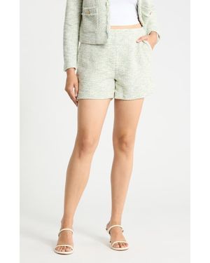 J.McLaughlin Hurley Bouclé Shorts - Natural