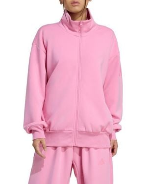 adidas Soft Lux Loose Jacket - Pink