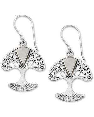 Samuel B. Mother-Of-Pearl Tree Of Life Earrings - Metallic