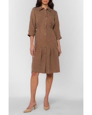 Velvet Heart Western Shirtdress - Brown