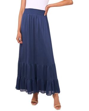 Vince Camuto Tiered Maxi Skirt - Blue