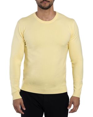 Xray Jeans Crewneck Knit Pullover Sweater - Yellow