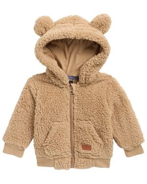 7 For All Mankind Faux Shearling Bear Jacket - Brown